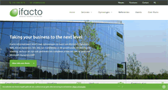 Desktop Screenshot of ifacto.be